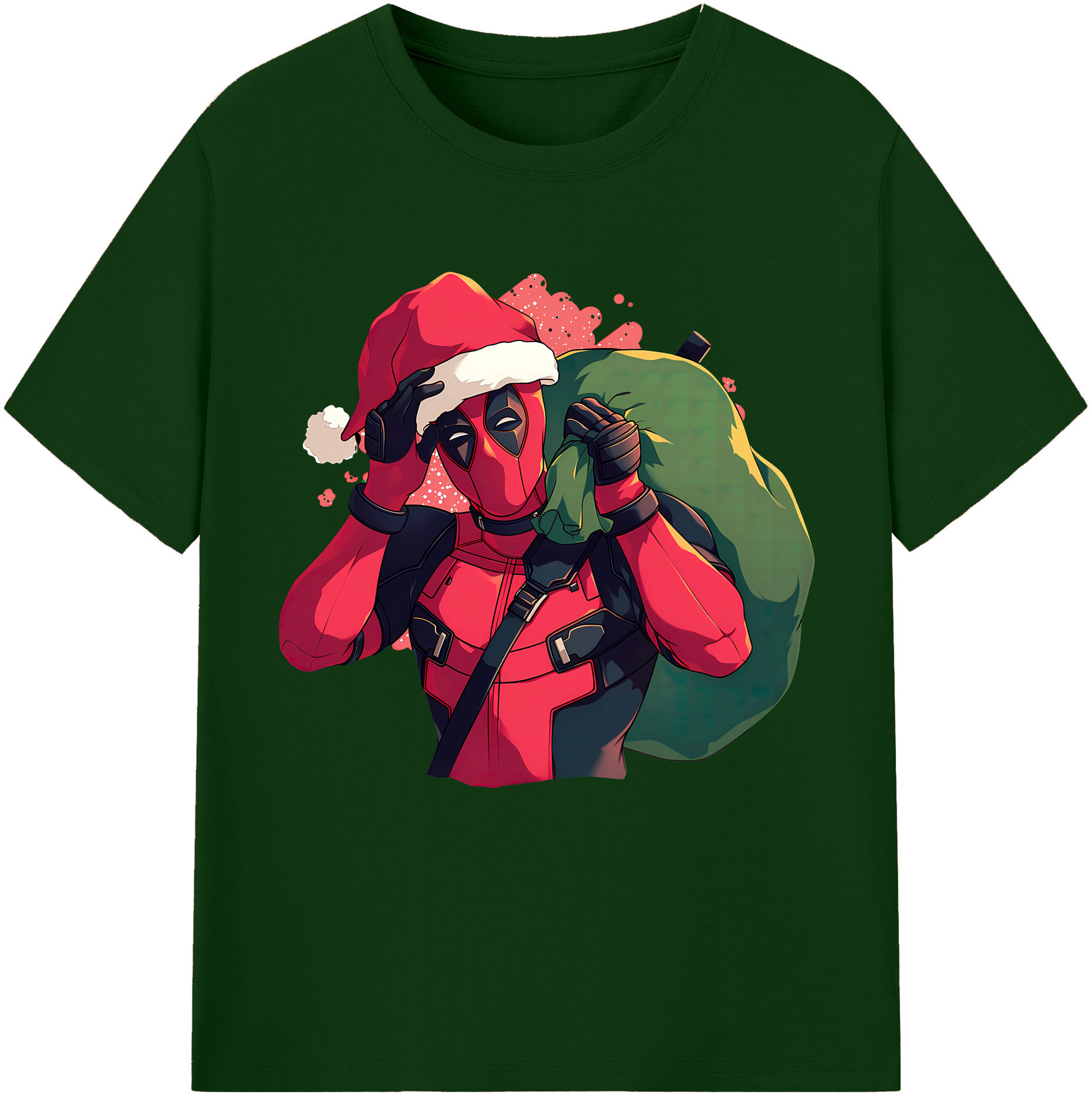 （画像用） Deadpool デッドプール 綿100％半袖Tシャツ（フロントプリント）